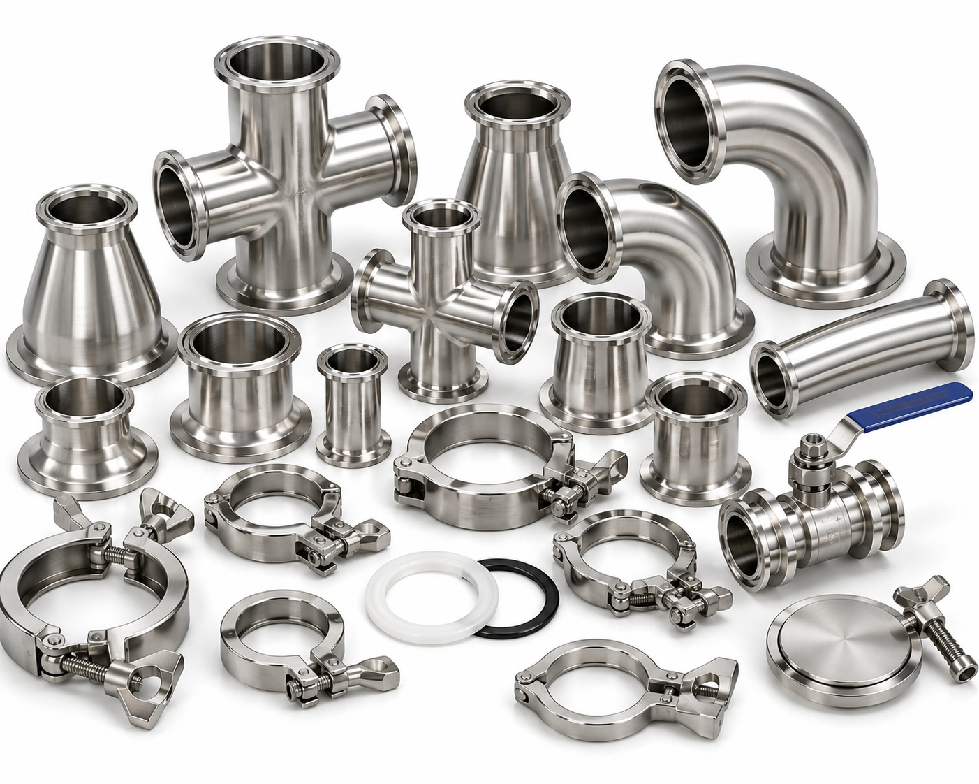 Hygienic & Tri‑Clamp Fittings